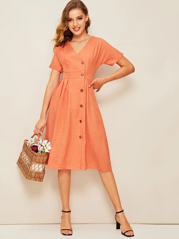 50s wrap dress