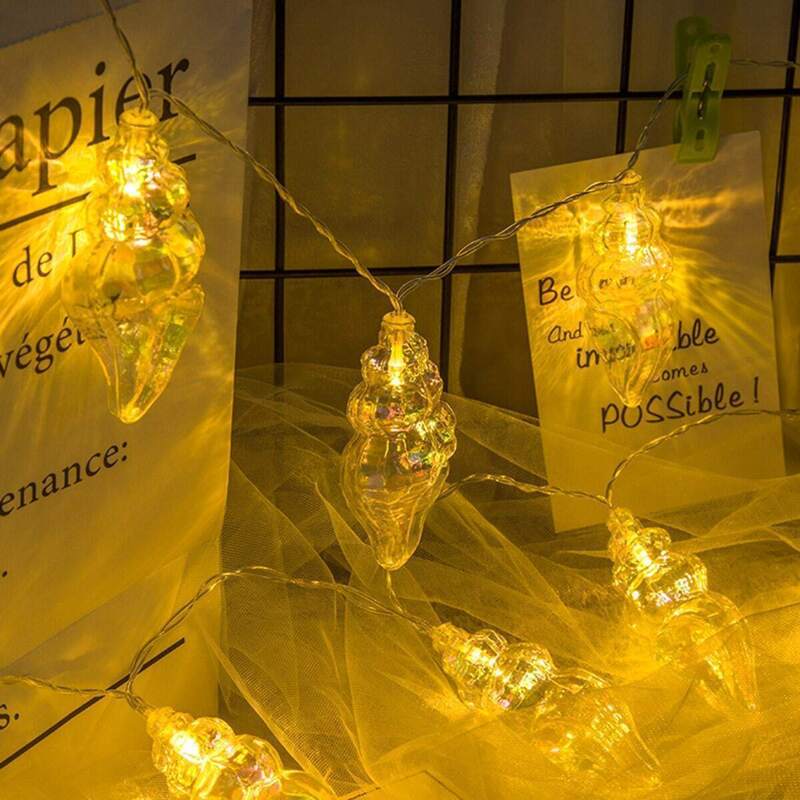 

20pcs Conch Shaped Bulb String Light