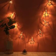 10pcs Star Bulb String Light