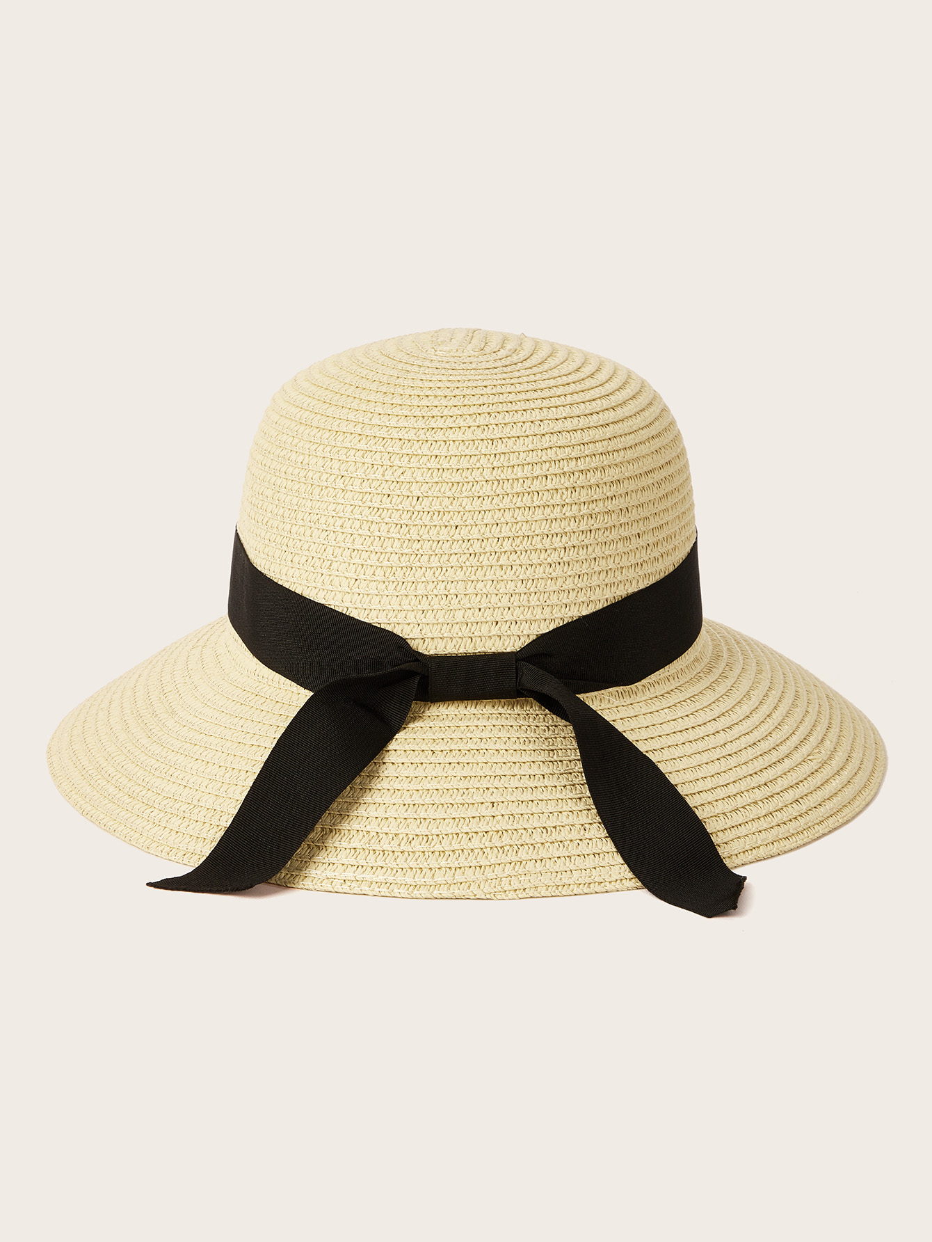 self tie band decor floppy hat | shein usa