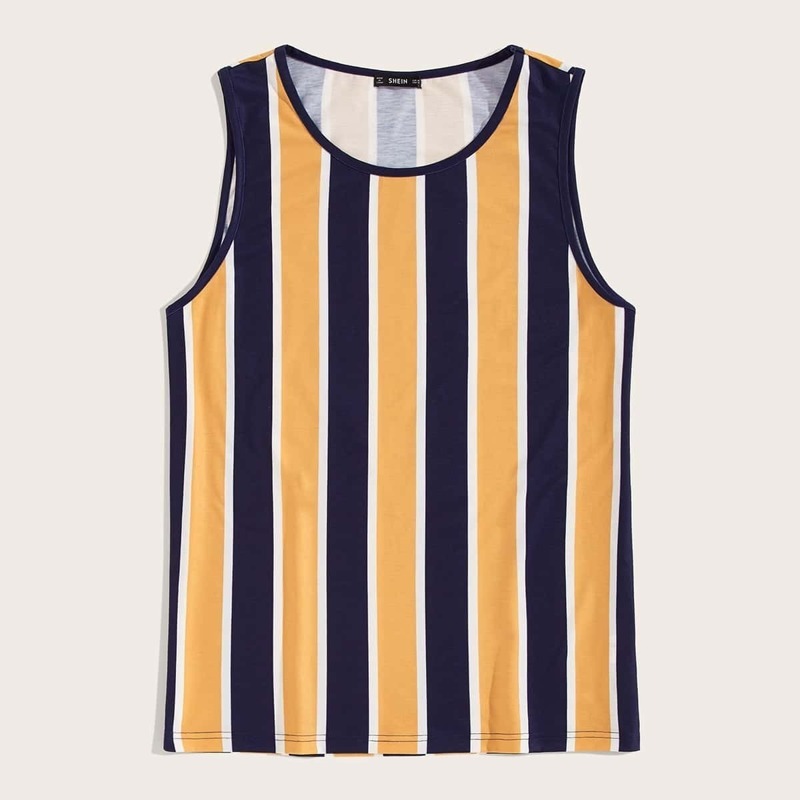 

Guys Striped Tank Top, Multicolor