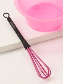 美发沙龙造型工具 2 件套，粉色，包括染发搅拌碗、油漂准备搅拌器、染发 DIY 套装 - 粉色 - 查看 3