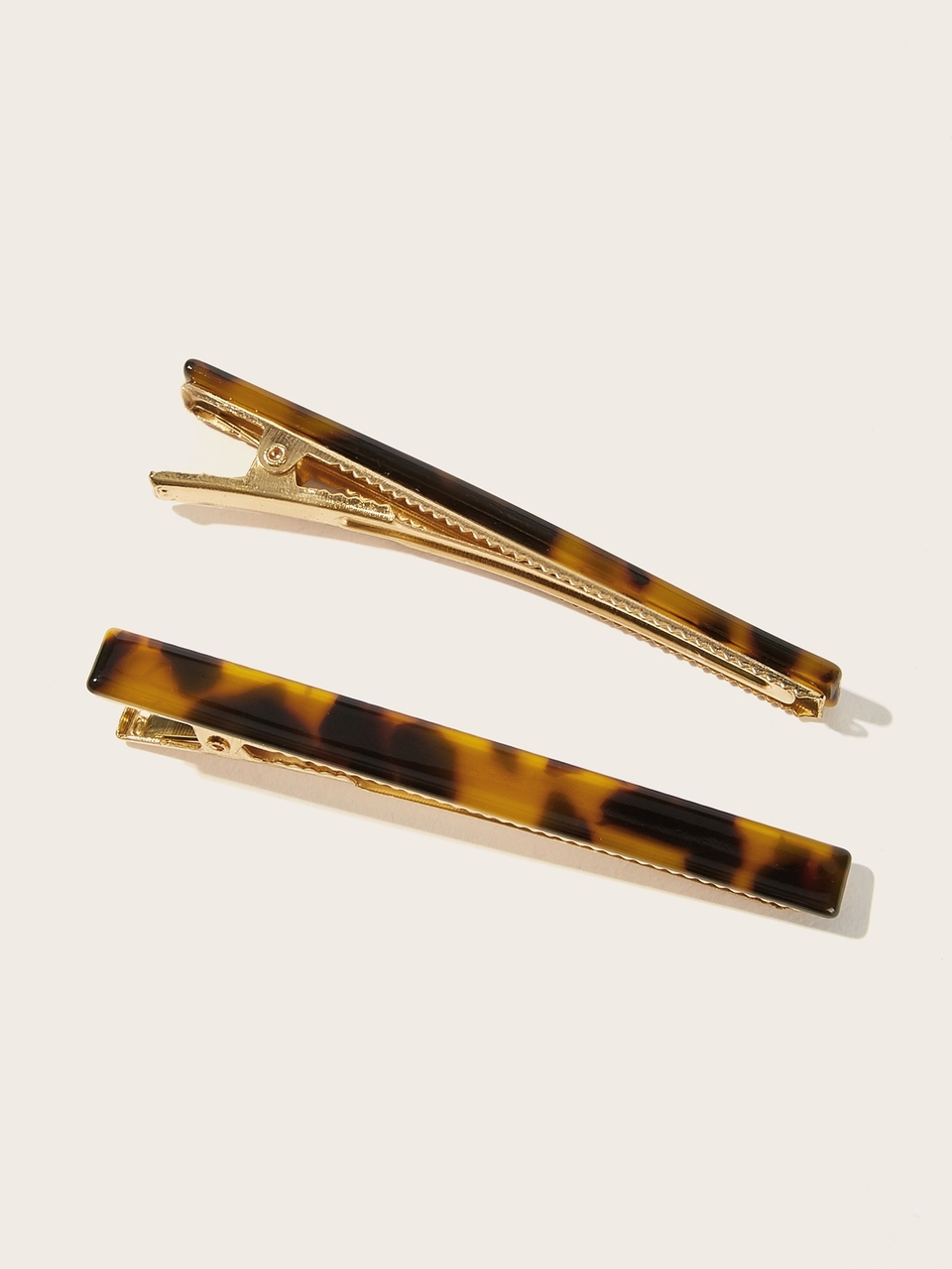 Tortoiseshell Pattern Hairpin 2pcs Casual Hair Clips Claw Clips Hair Claws Hair Slide Hair Barrettes, School Stuff, Hair Accessories, Head Accessories, Hair Accessories For Women
