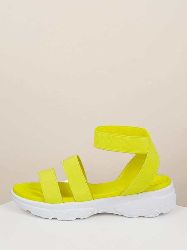 neon sneaker sandals