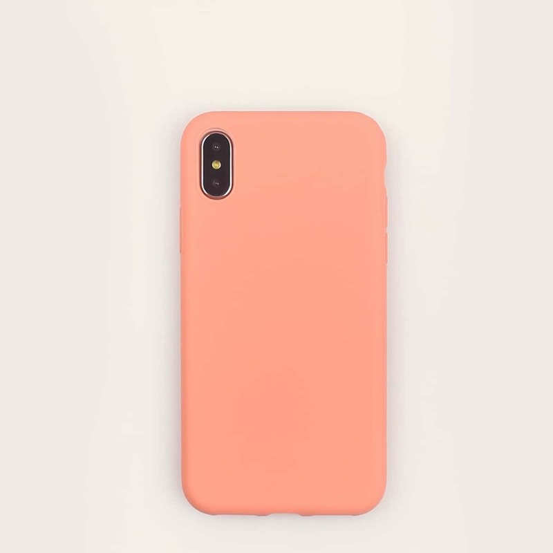 

Plain iPhone Case, Coral orange