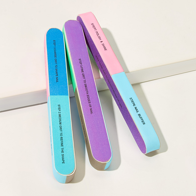 

Colorblock Nail File 3pack, Multicolor