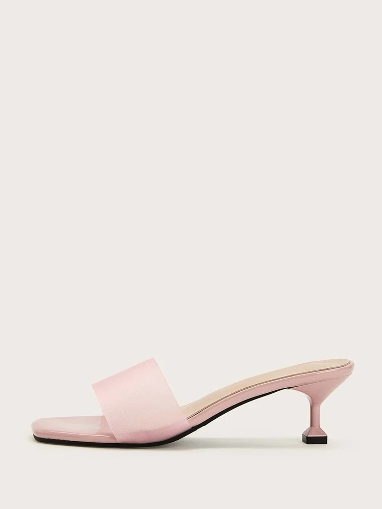 open toe kitten heels