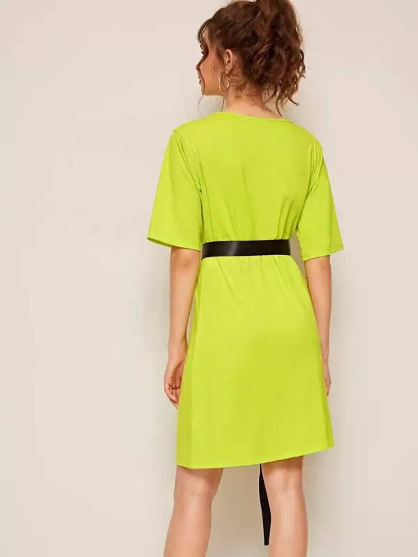 neon yellow t shirt dress Oversized Tshirt Neon Yellow T Shirt Dress Clothes Neon Mesh T Shirt Dress  Ladies Neon Yellow Oversized Mesh