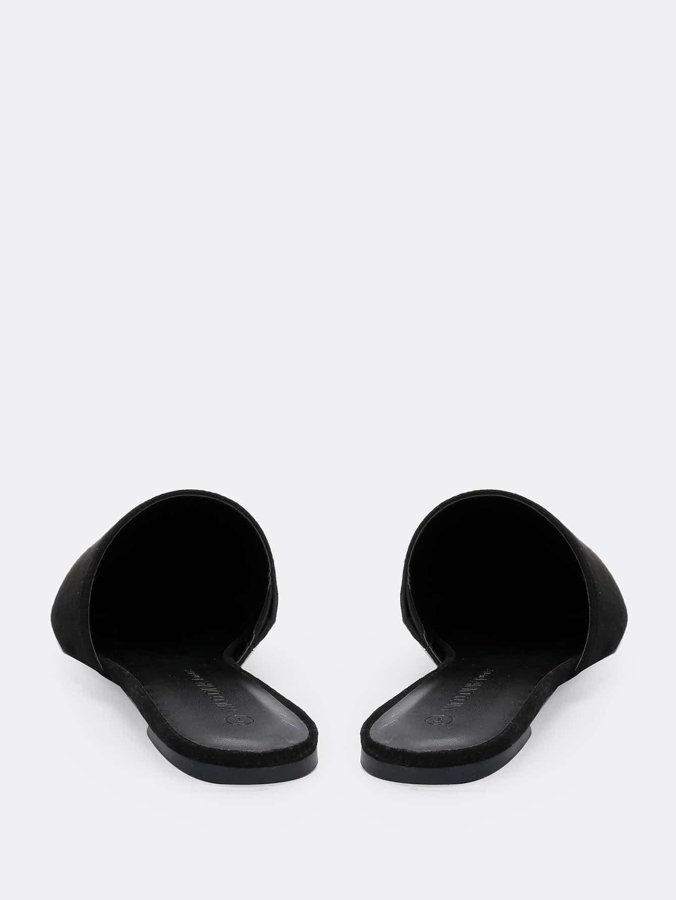 Pointed Toe Flat Slide Mules SHEIN