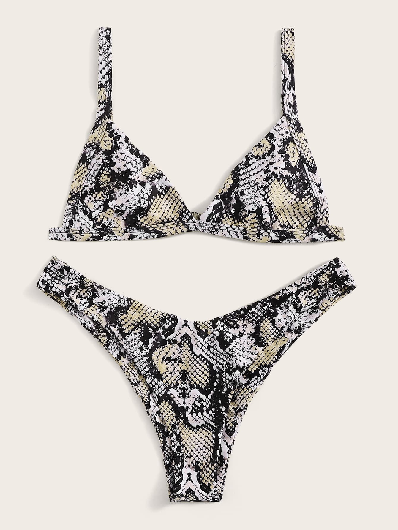 women beachwear swimwear bikini sets snakeskin pri