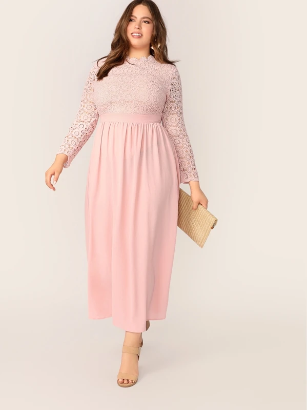plus size fit and flare dress uk