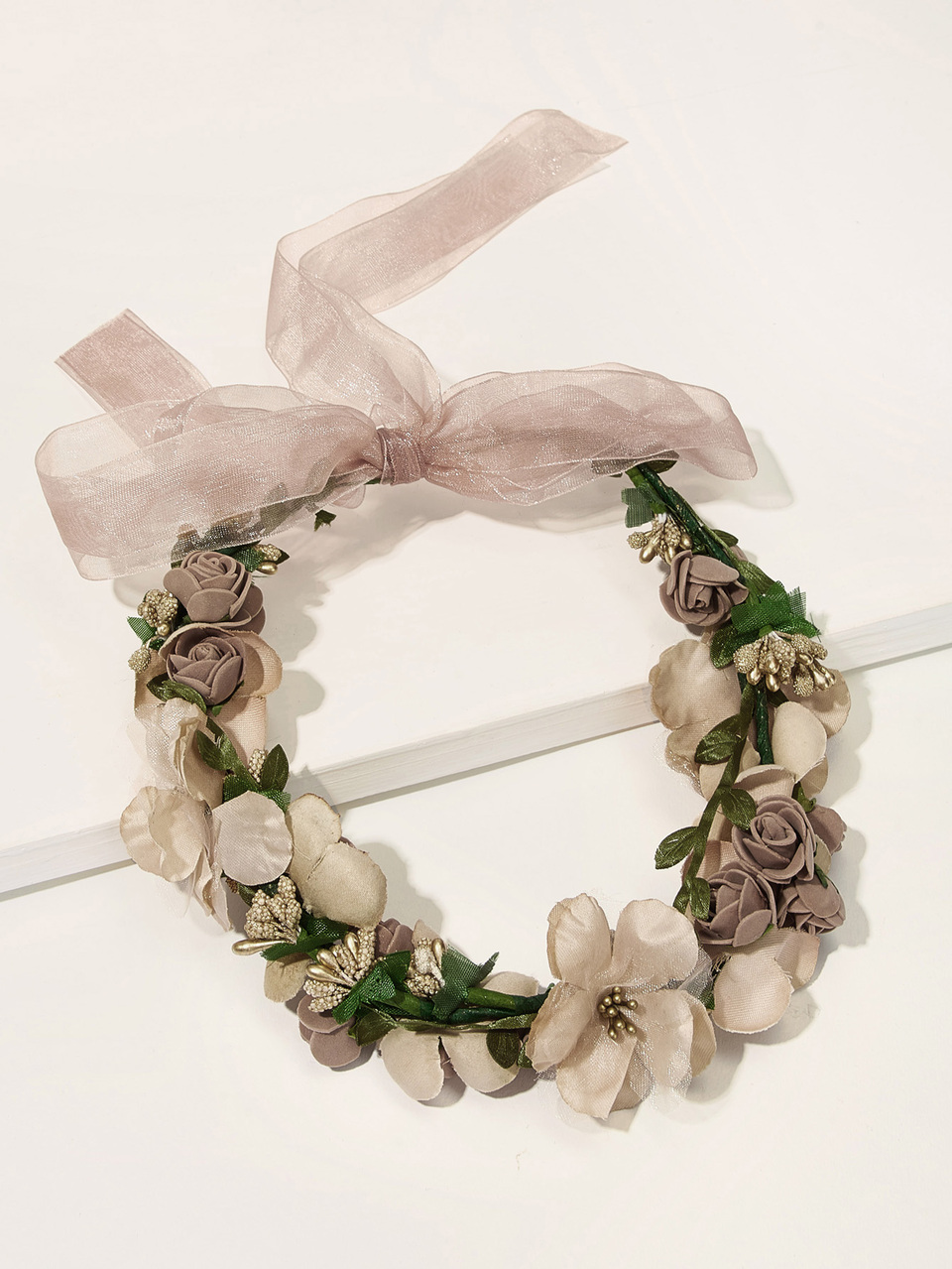 Kids Mesh Detail Floral Decor Garland