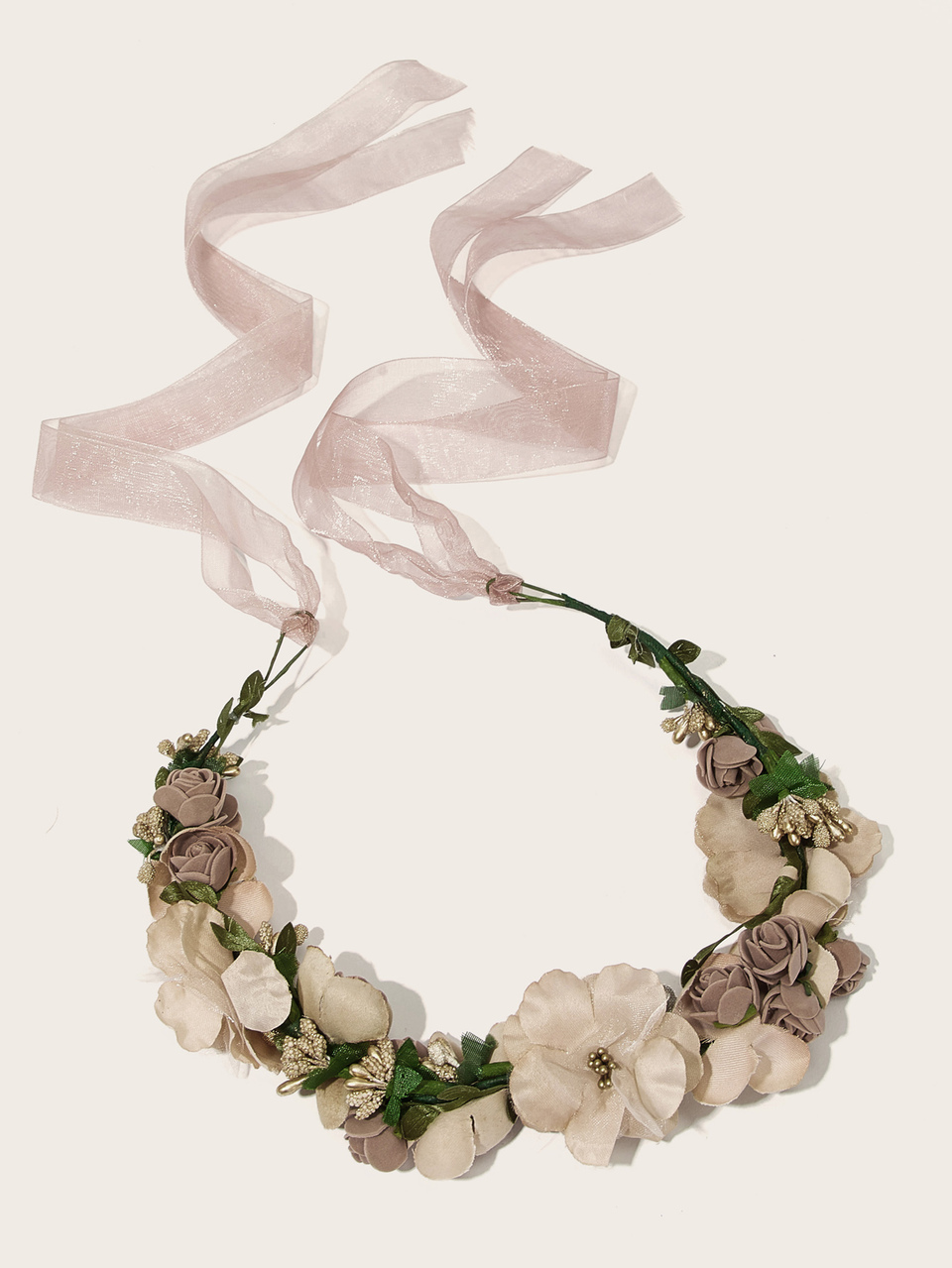 Kids Mesh Detail Floral Decor Garland