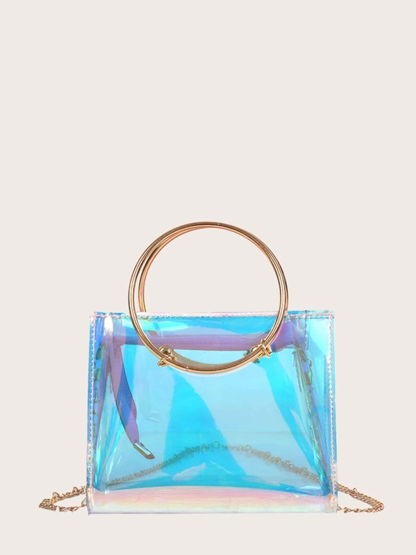 S Iridescent Transpa Bag