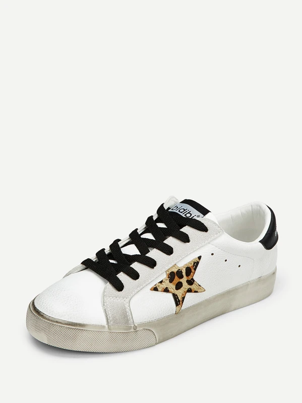 star patch sneakers