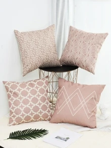 Mô hình hình học In đệm Cover 1 cái - Hồng - Xem 1