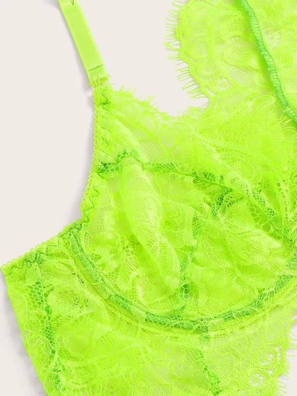 NEON LIME GREEN GARTER