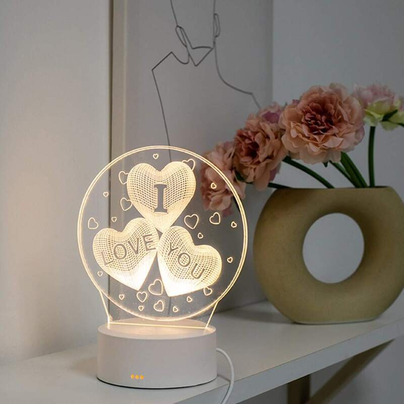 

Slogan Detail Night Light, Yellow