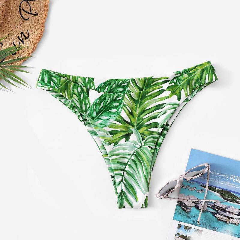 

Tropical Print Swimming Panty, Multicolor