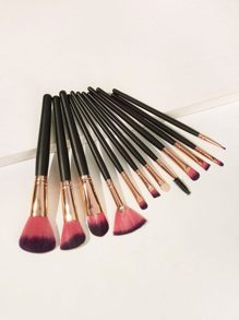 Two Tone Handle Makeup Brush 12pcs