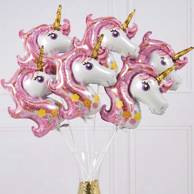 

Unicorn Shaped Decorative Balloon 10pcs, Multicolor