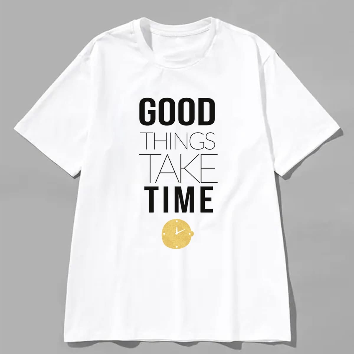 

Guys Letter Print Tee, White