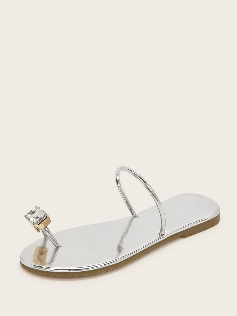Dedo Imitación Diamante Chancletas Con Aro De Diseño dCtsQrhxB