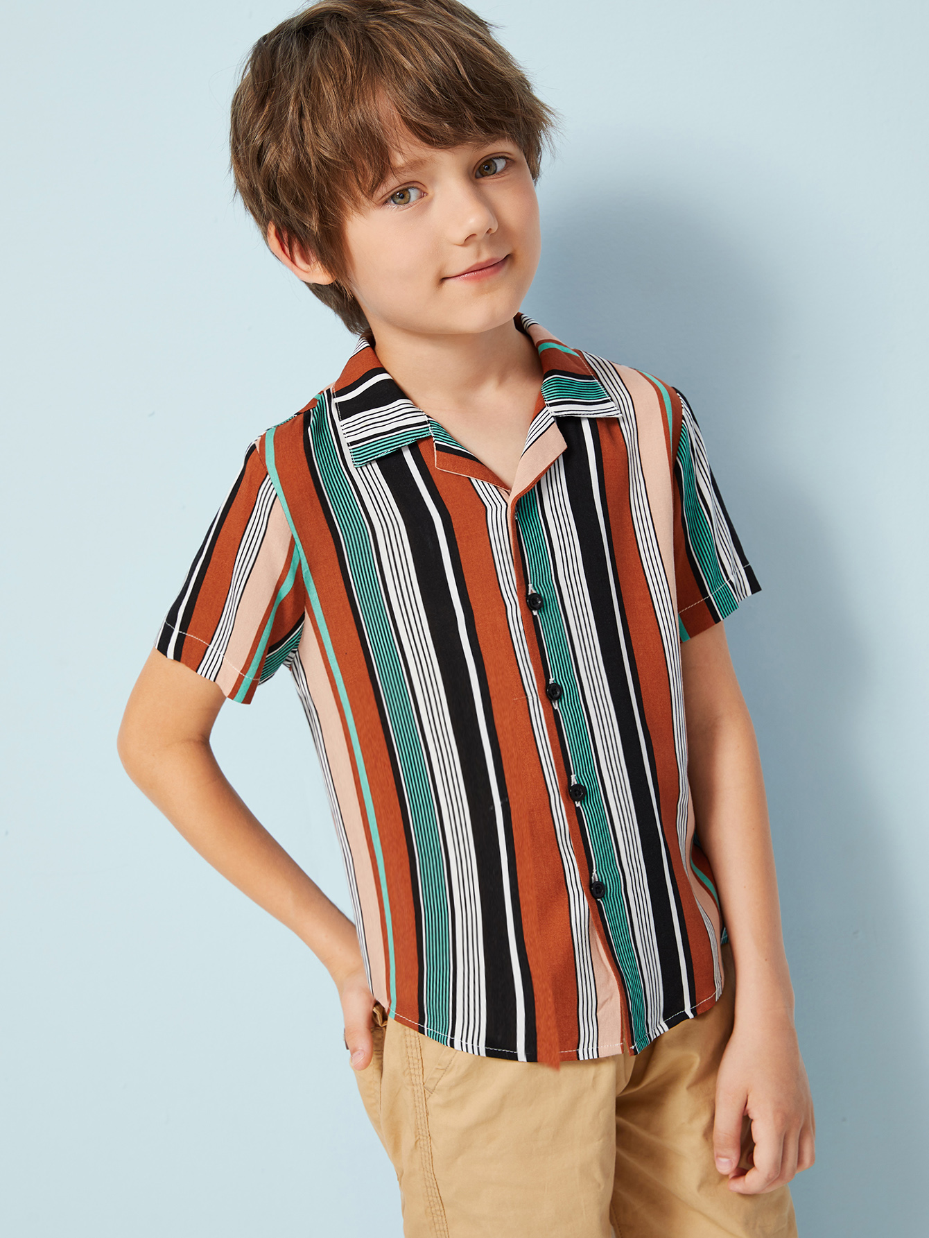 boys revere collar striped shirt for sale australia| new