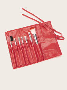 Two Tone Makeup Brush With Bucket 7pcs