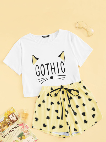 Ensemble de pyjama à imprimé