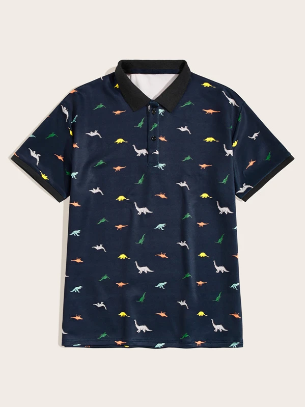 camisetas polo estampadas