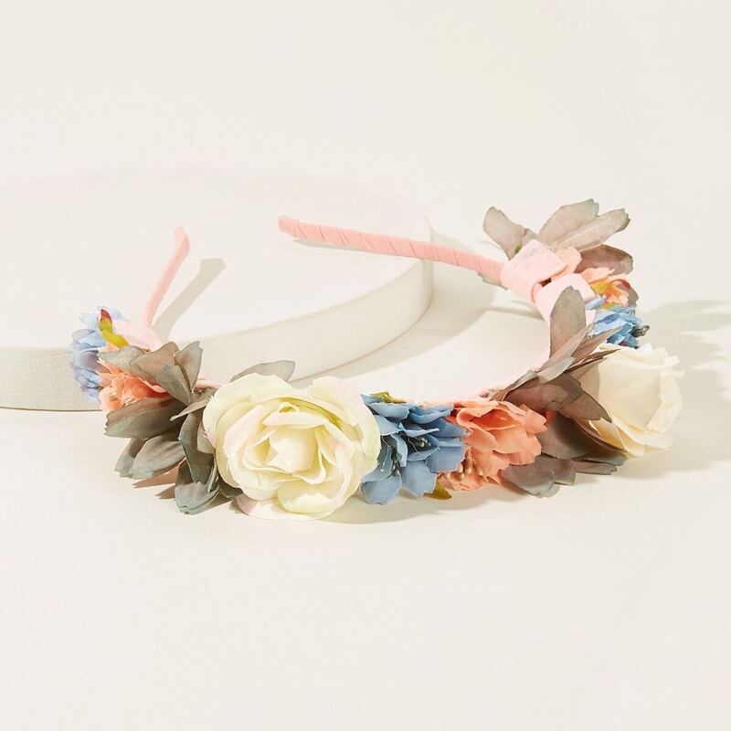

Flower Decorated Headband, Multicolor