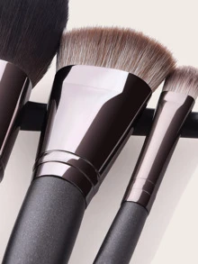 Juego de 8 brochas de maquillaje suaves, set de brochas, kit de brochas de maquillaje, set de brochas de maquillaje, kit de maquillaje completo, set de brochas de maquillaje, kit de maquillaje completo, set de brochas, set de brochas de maquillaje, set de regalo de maquillaje, set - Gris - Ver 5