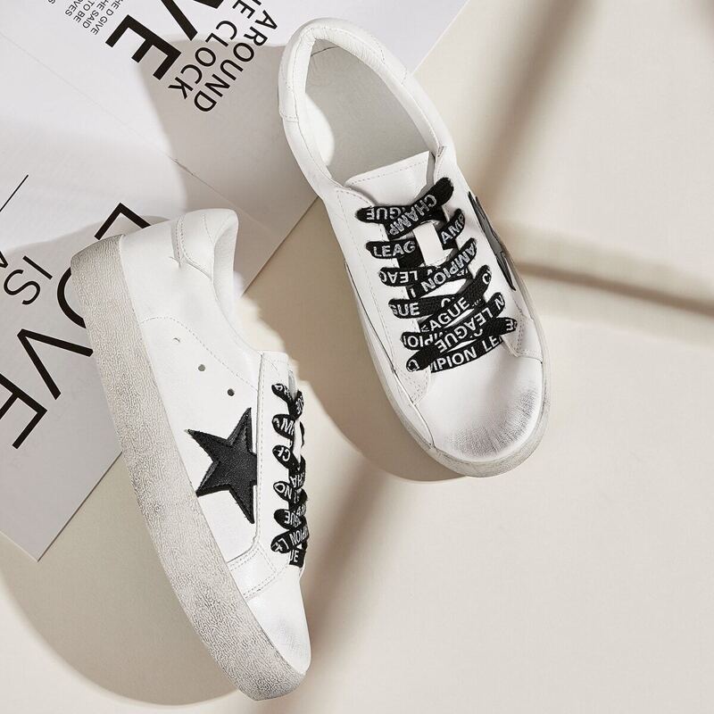 

Lace Up Low Top Sneakers, White