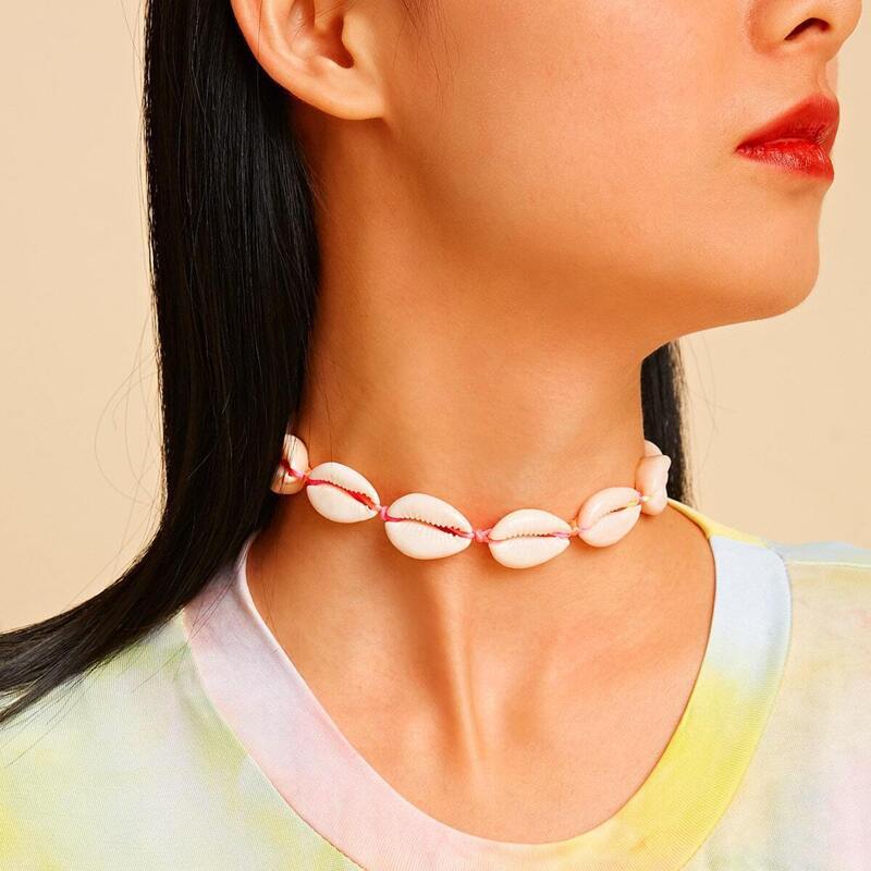 

Shell Decor Adjustable Necklace 1pc, Multicolor