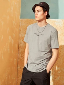 Manfinity RebelGame Atasan Pria Grey - Grey - View 4