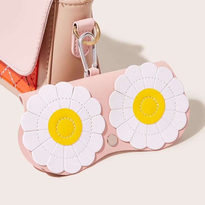 

Flower Pattern Glasses Bag, Multicolor