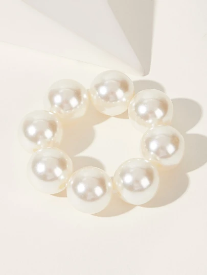 Faux Pearl Design Hair Tie Shein Eur Faux Pearl Design Hair Tie Shein Eur, Possini Euro Lilypad 30 Wide Led Ceiling Light Fixture