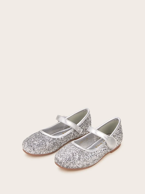 Glitter Decor Mary Jane Shoes Shein In