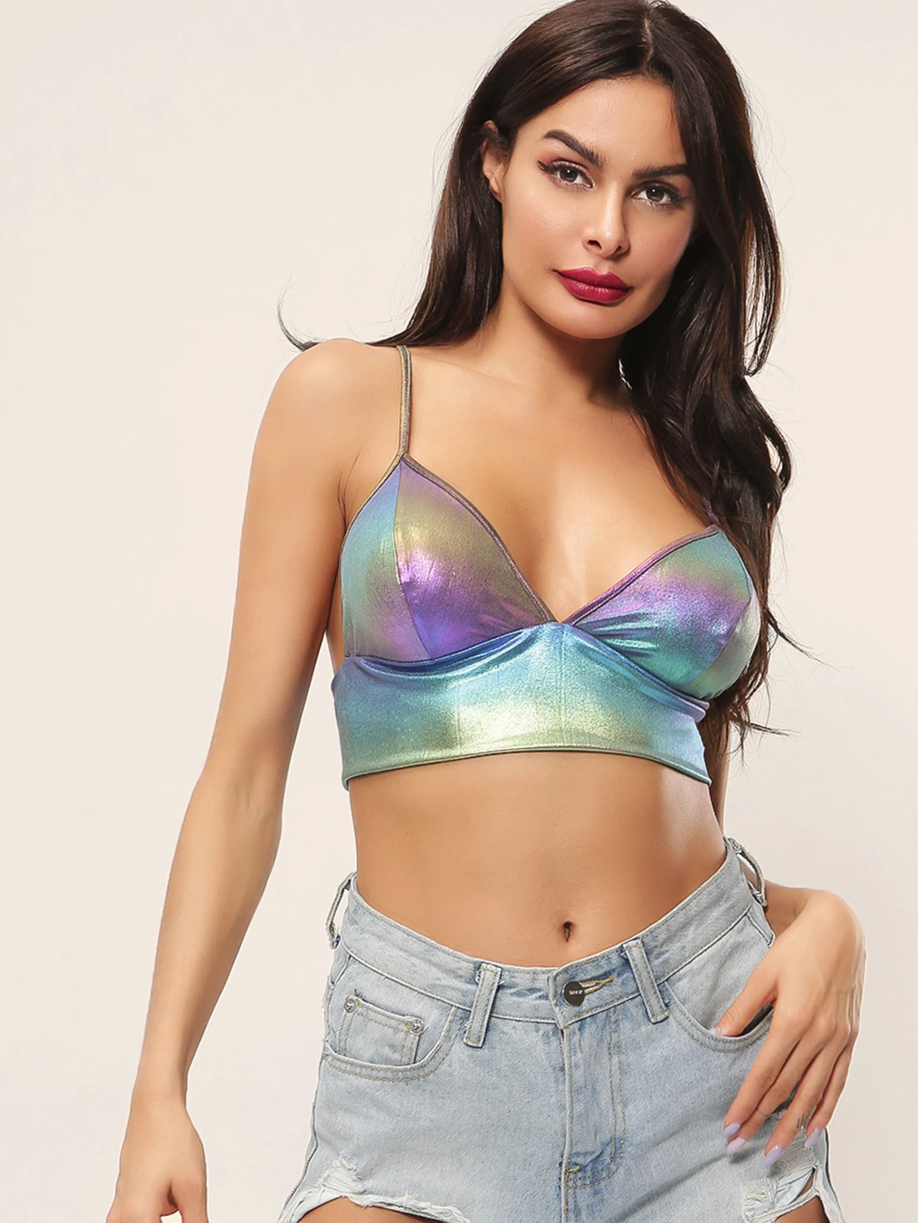 reflective bralette
