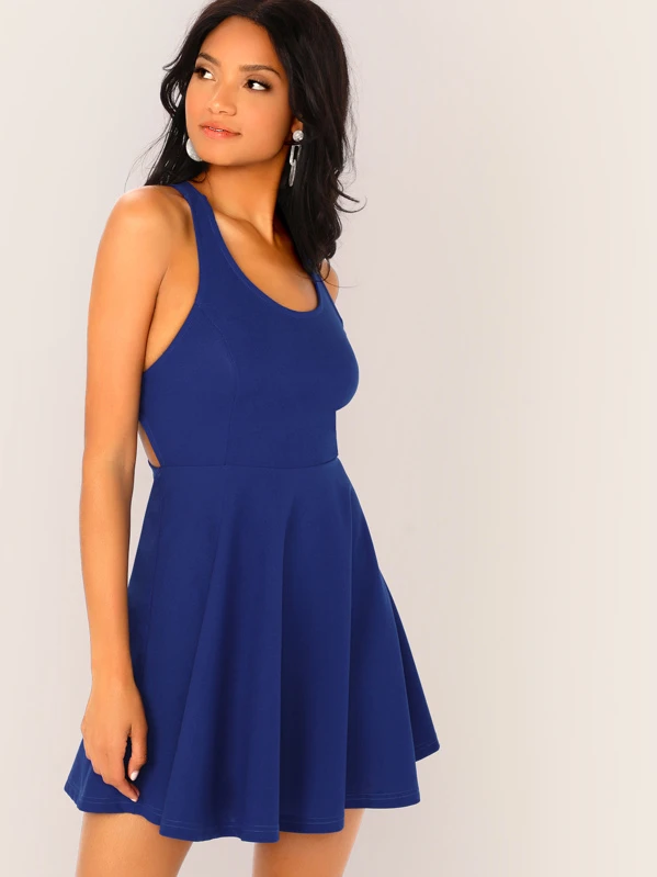 Backless flare dress Clearance