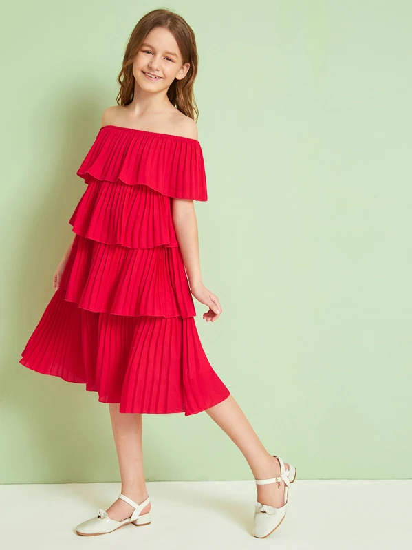 ruffle frock