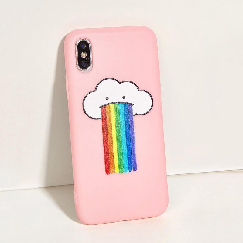 

Cloud & Rainbow Pattern iPhone Case