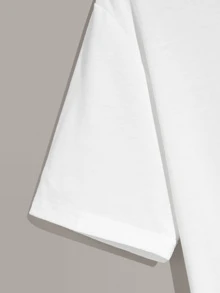 Manfinity RebelGame Men Slogan Graphic Round Neck Top - White - View 3