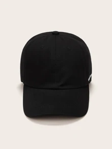 Letter Embroidery Baseball Cap - Black - View 2