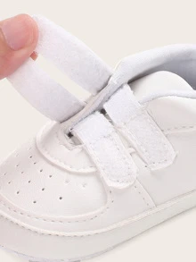 Baby Boys Double Hook-and-loop Fastener Strap Pram Shoes