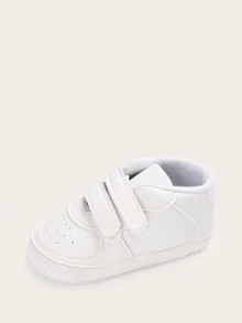 Baby Boys Double Hook-and-loop Fastener Strap Pram Shoes