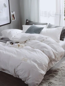 素色圖案床品套裝