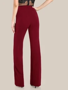 SHEIN Privé سروال بسستة خلفي مع خصر عريض