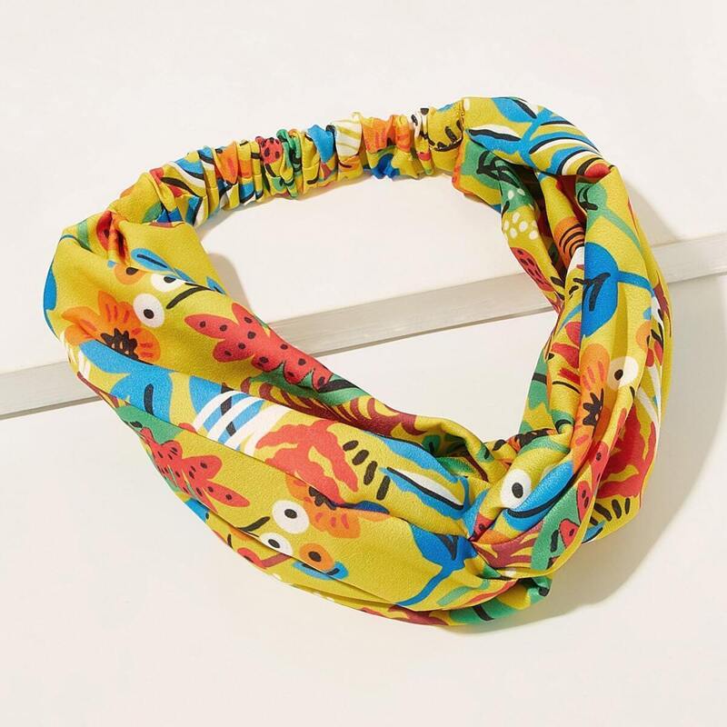 

Flower Pattern Headband, Multicolor
